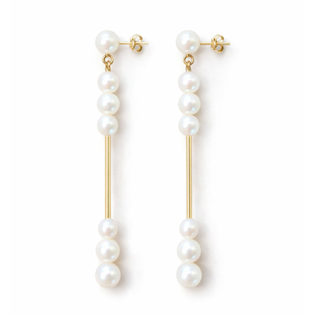 Pearl Bar Earrings