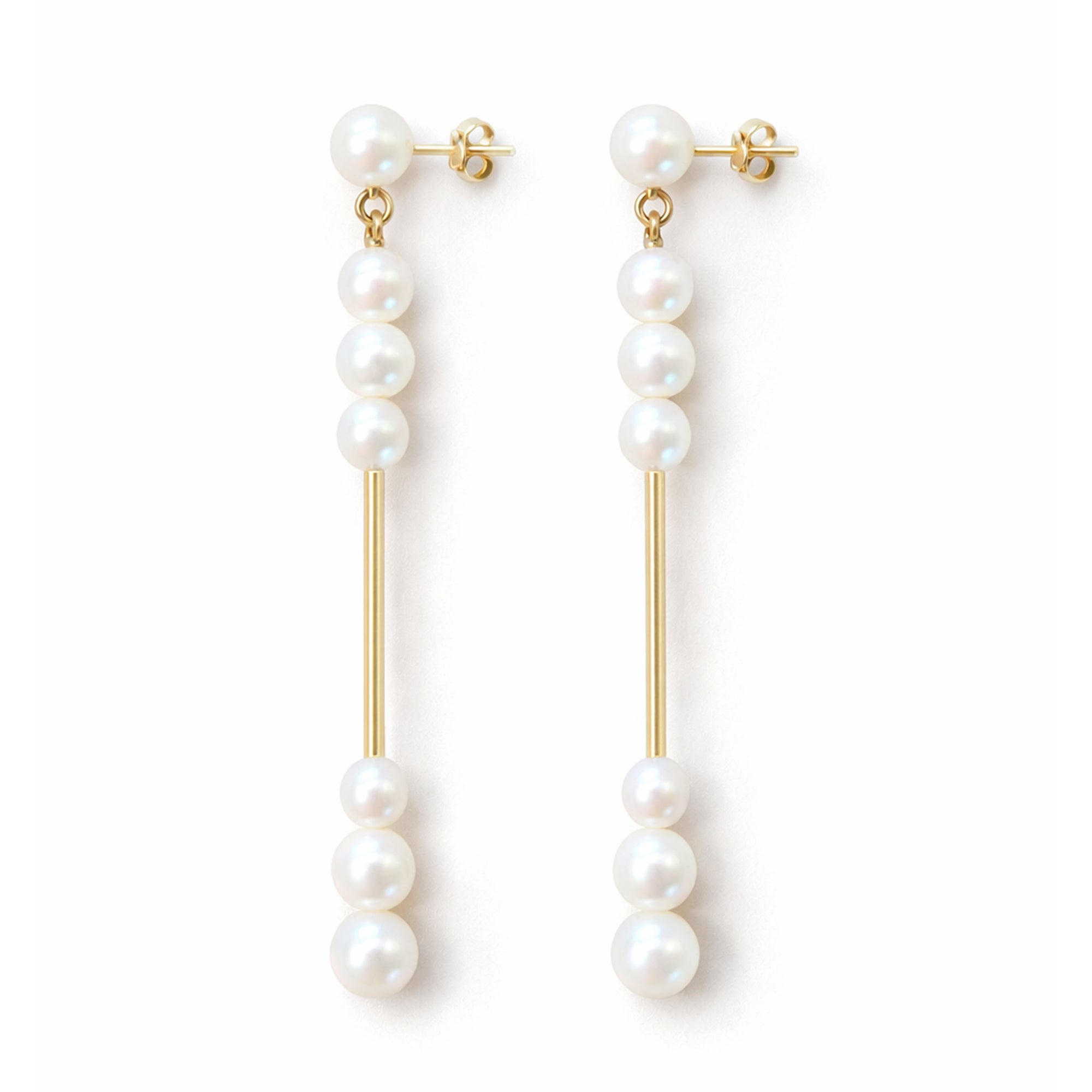 Pearl Bar Earrings