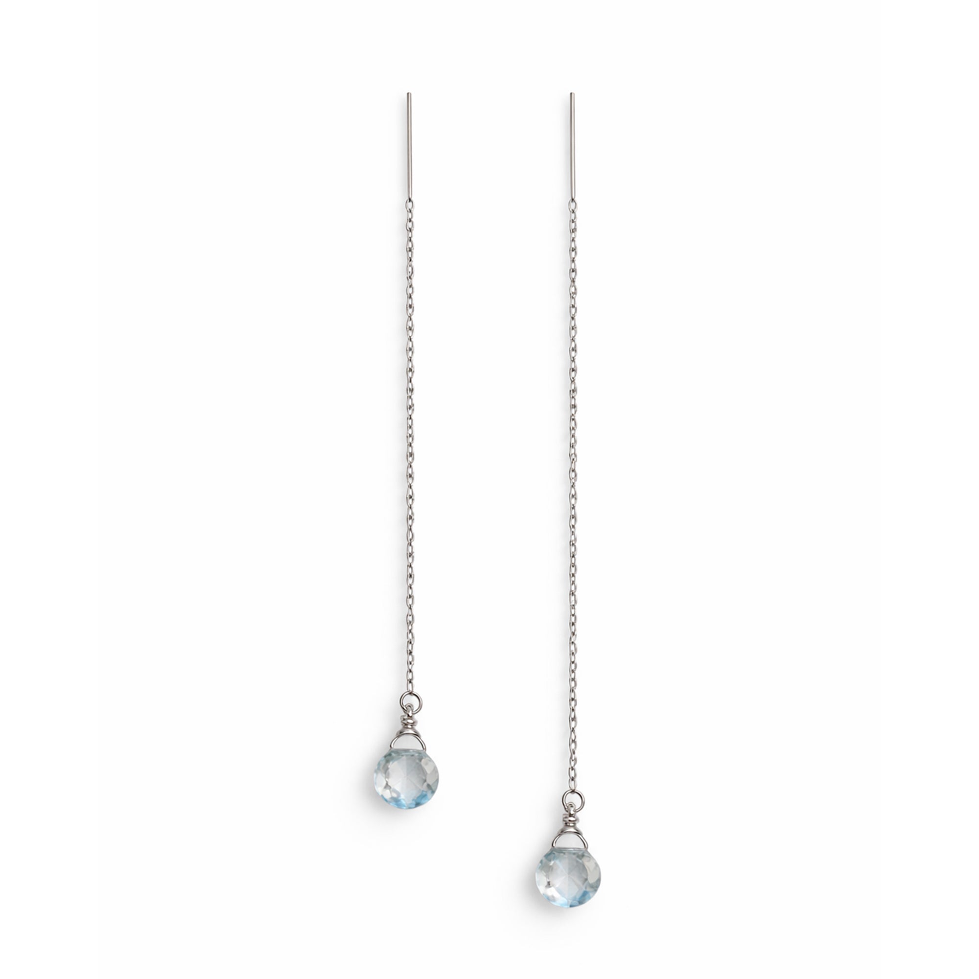 Green Amethyst Drop Earrings