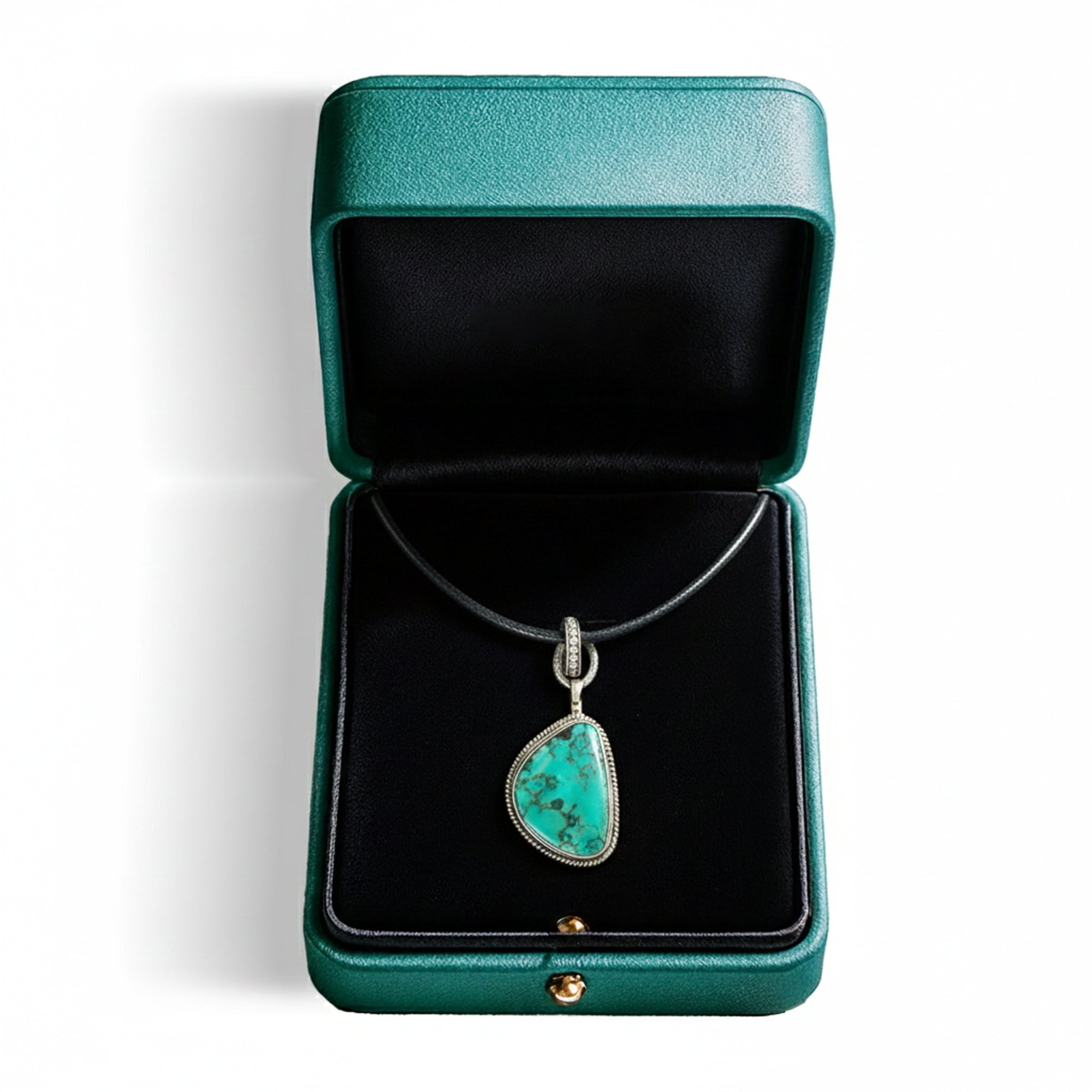 Turquoise Stone Pendant Necklace