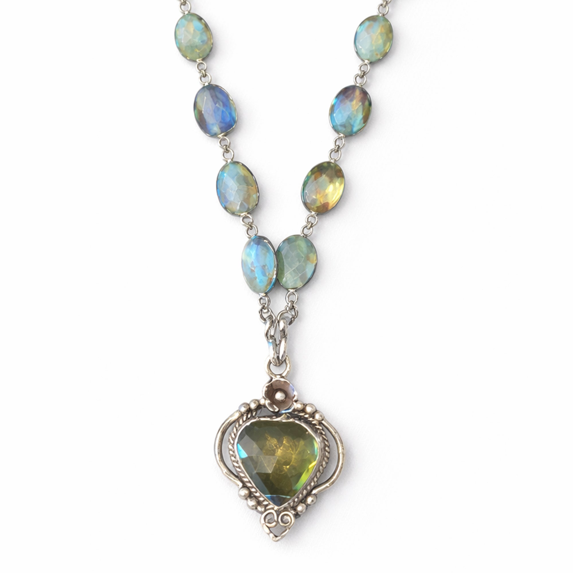 Lemon Topaz Pendant Nevklace