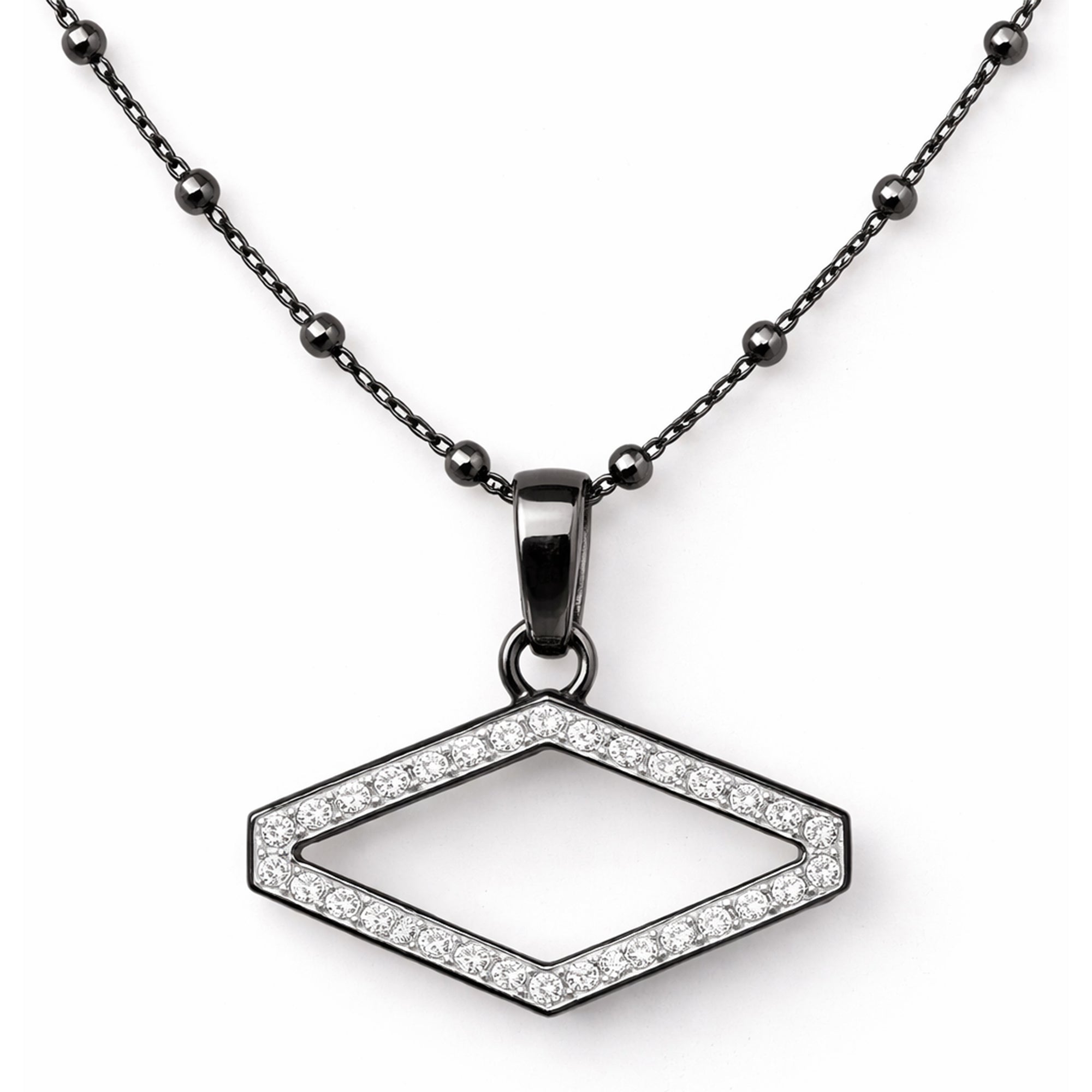 Pave Diamond Pendant Necklace