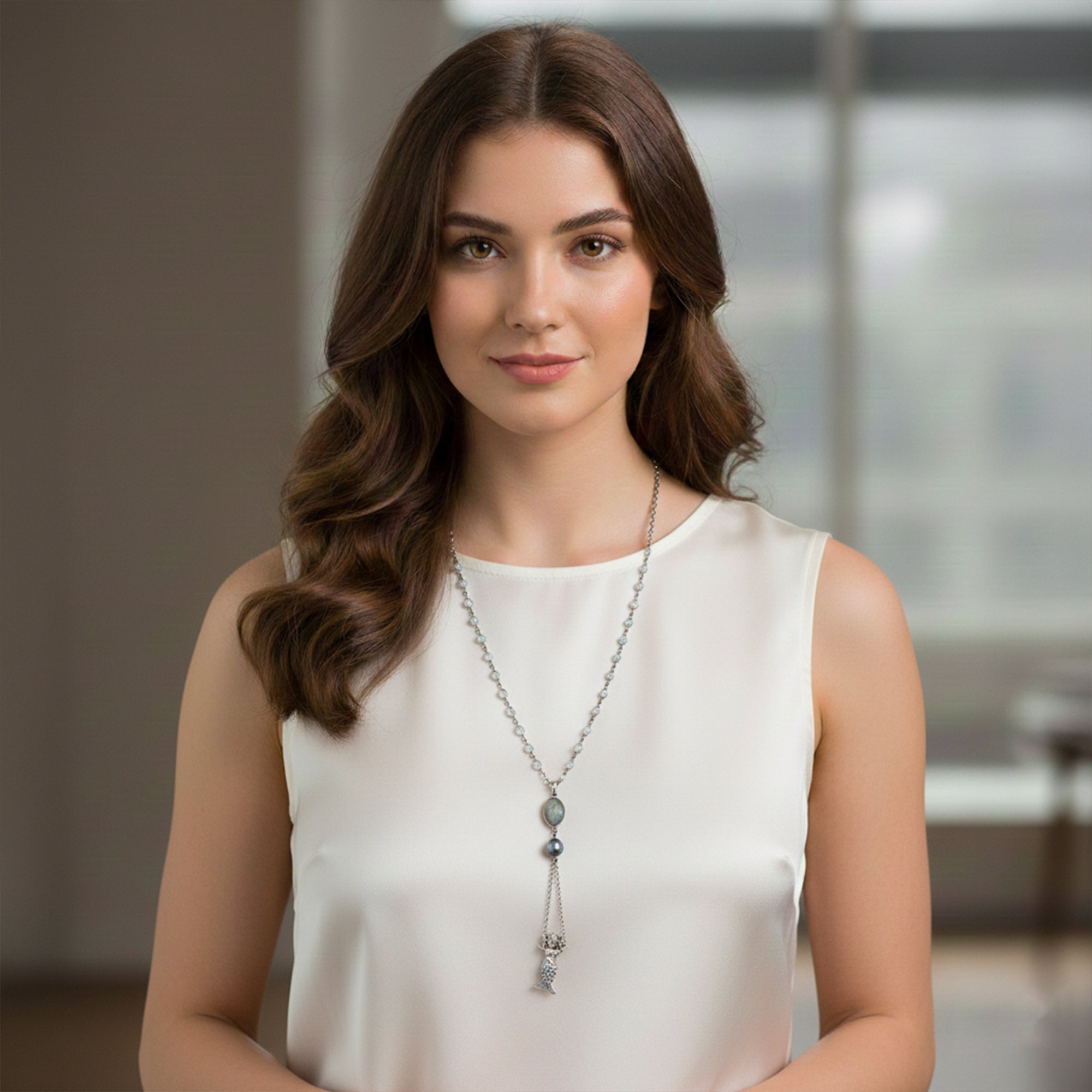Mermaid Pendant Necklace